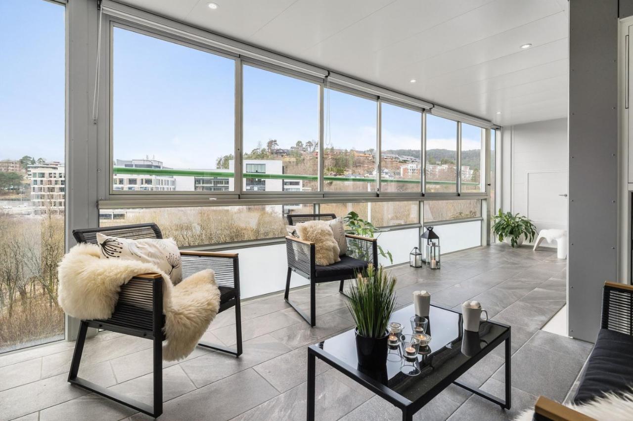 Moderne Toppleilighet Lägenhet Bergen Exteriör bild